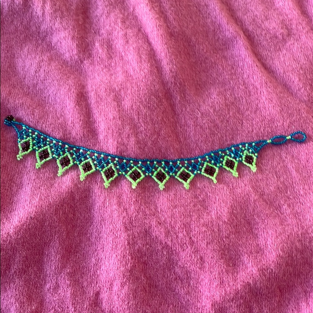 Handcrafted Beaded Ankle Bracelet